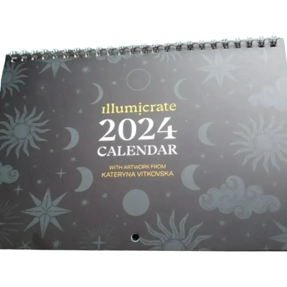 ILLUMICRATE Spiral Monthly Calendar 2024 In the Stars New Stunning Artwork